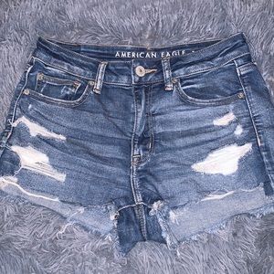 Ripped American Eagle Shorts